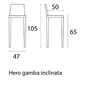 Bāra krēsls HERO (koka)