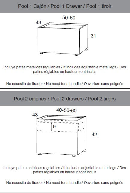 Nakts skapītis POOL